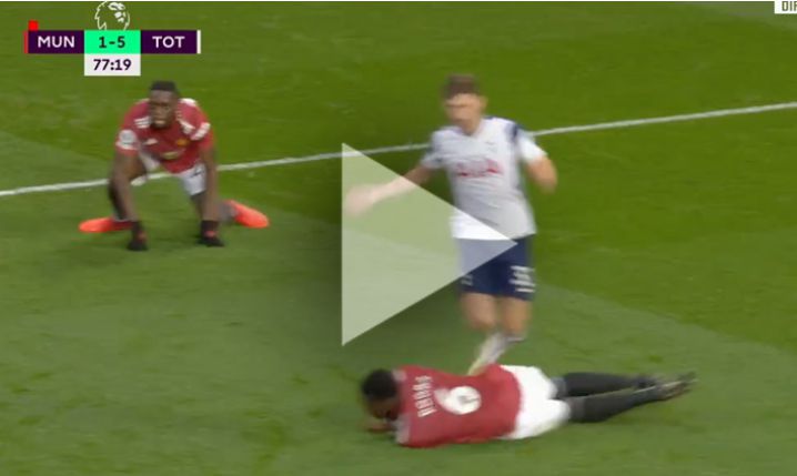 Faul Pogby i rzut karny dla Tottenhamu! Kane strzela na 6-1 [VIDEO]
